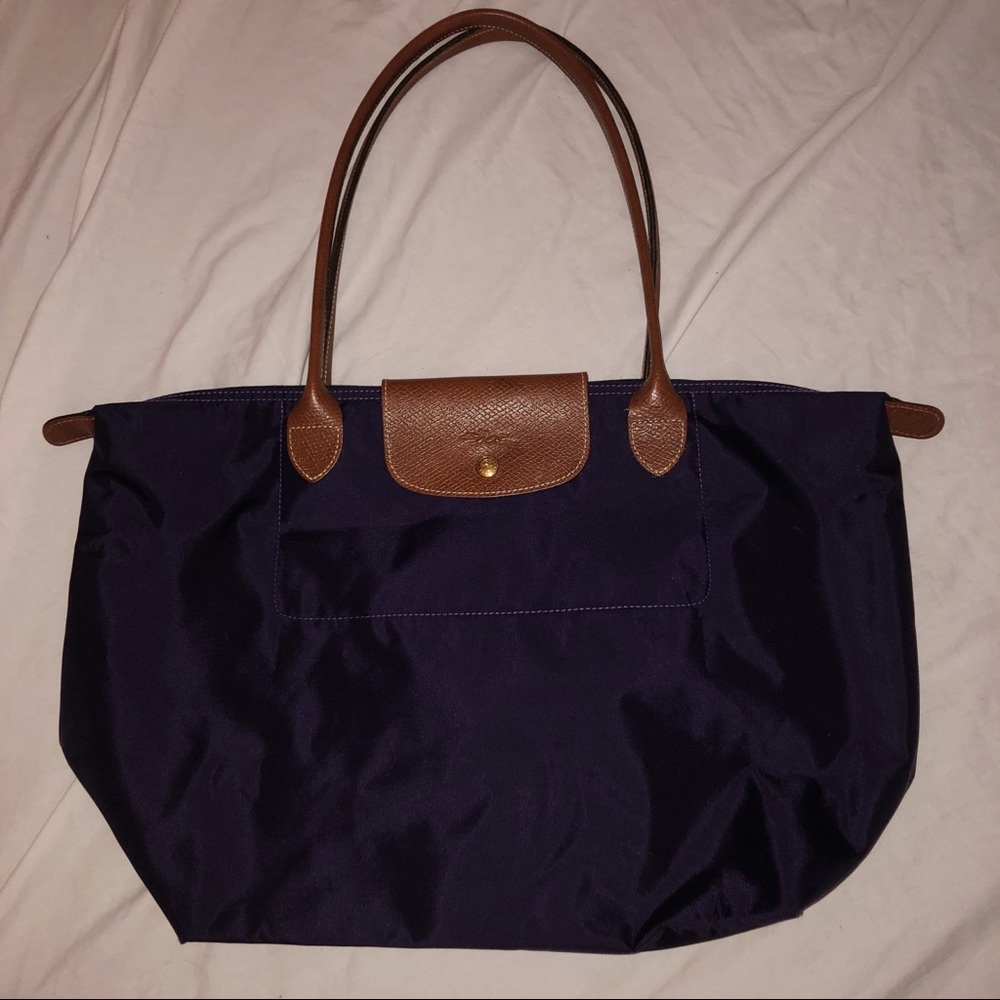 Navy Longchamp Bag